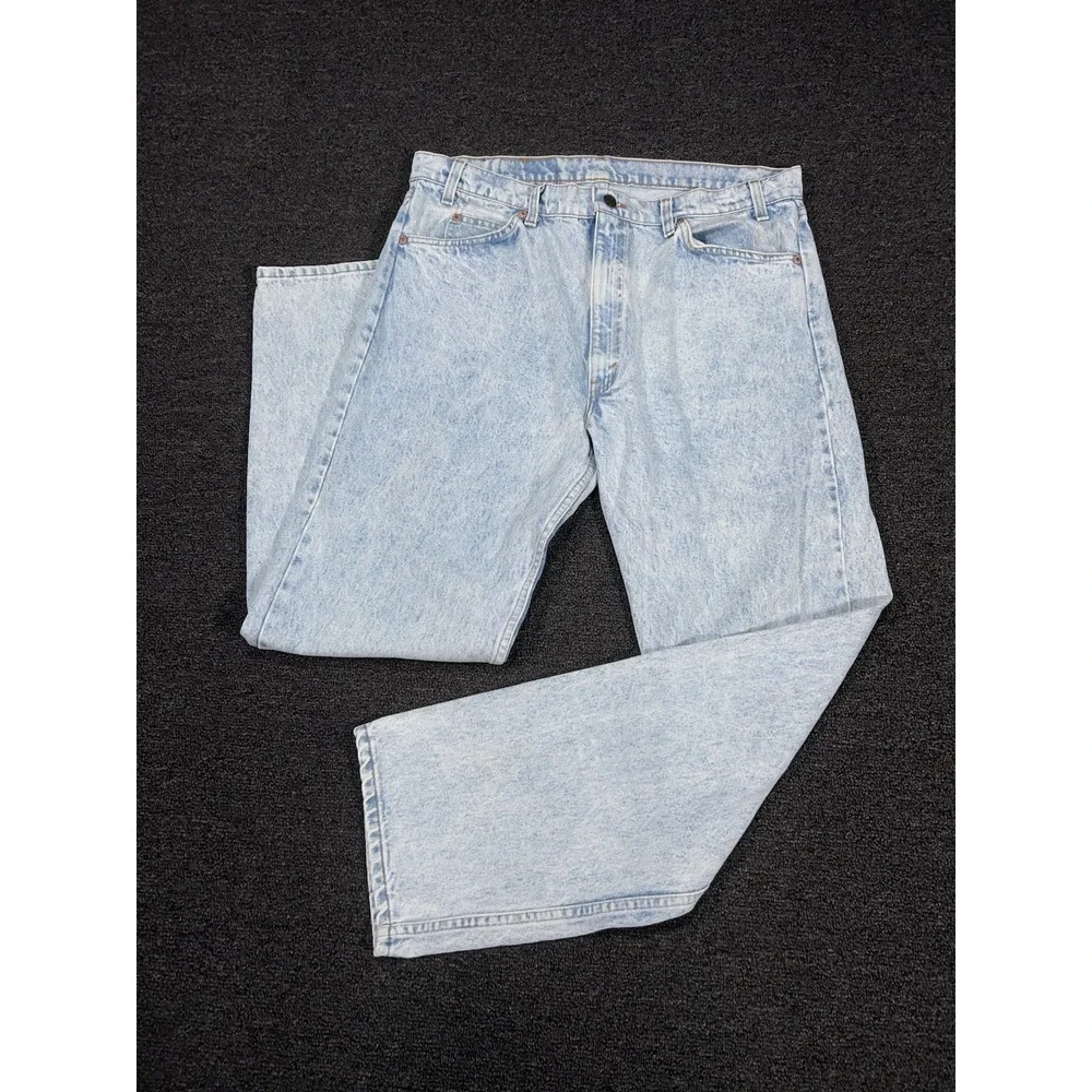 Vintage Levis 505 Jeans Mens Fits 38x32 (Fits 36x31)‎ USA Made 80s Orange Tab